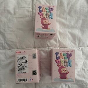 Real Labubu unopened lazy yoga box